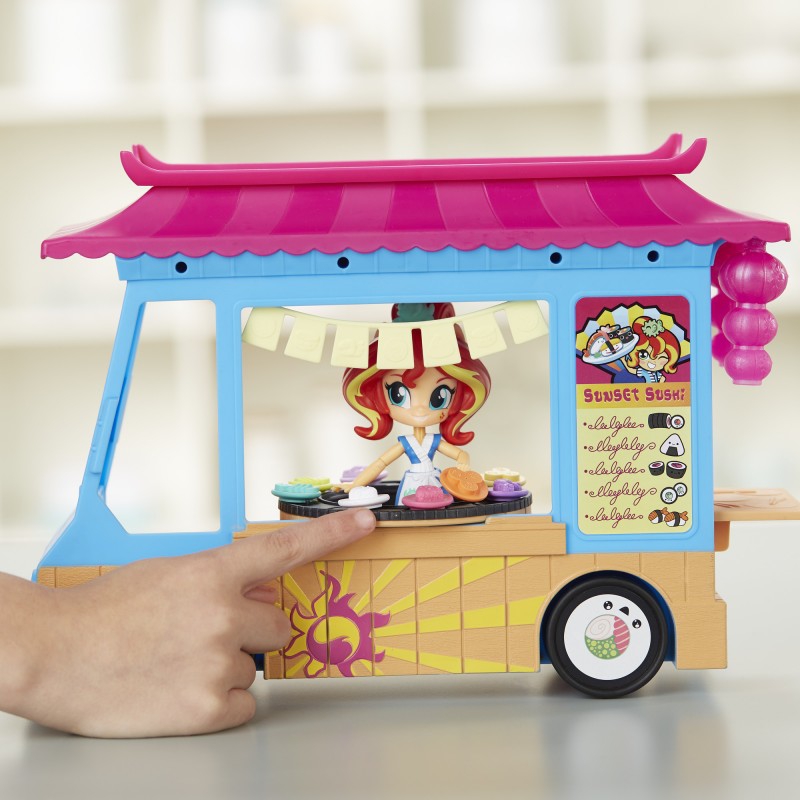 PONY EQUESTRIA GIRLS MINI ZESTAW SUSHI TRUCK - obrazek 4