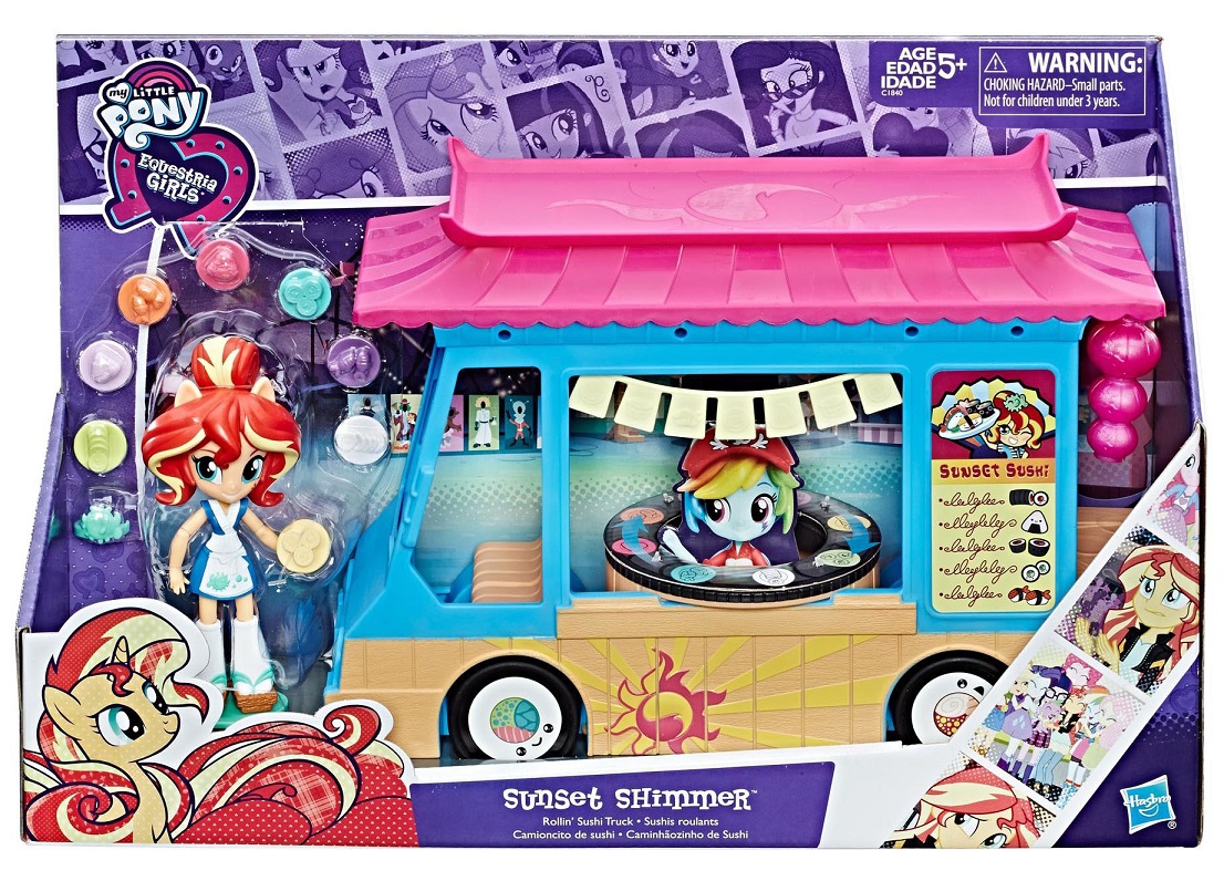 PONY EQUESTRIA GIRLS MINI ZESTAW SUSHI TRUCK - obrazek 10