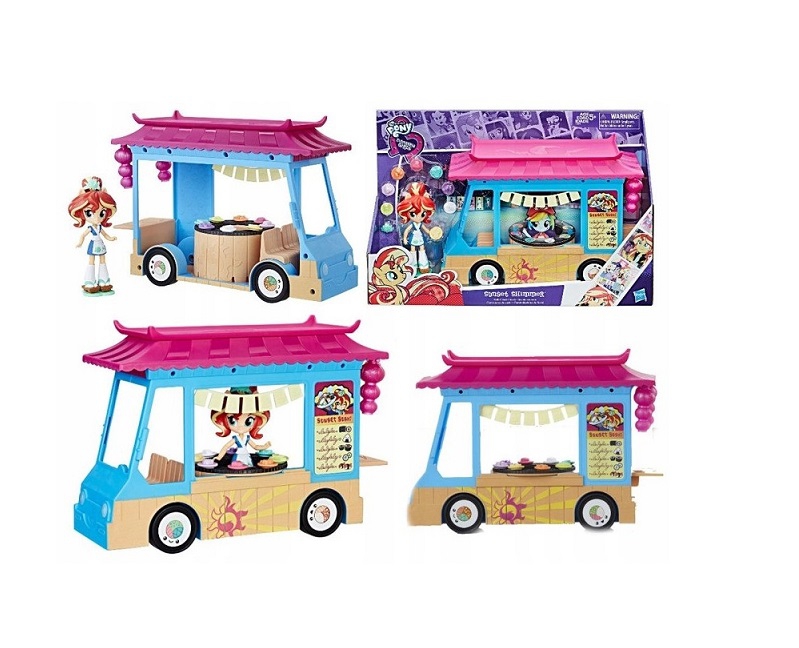 PONY EQUESTRIA GIRLS MINI ZESTAW SUSHI TRUCK