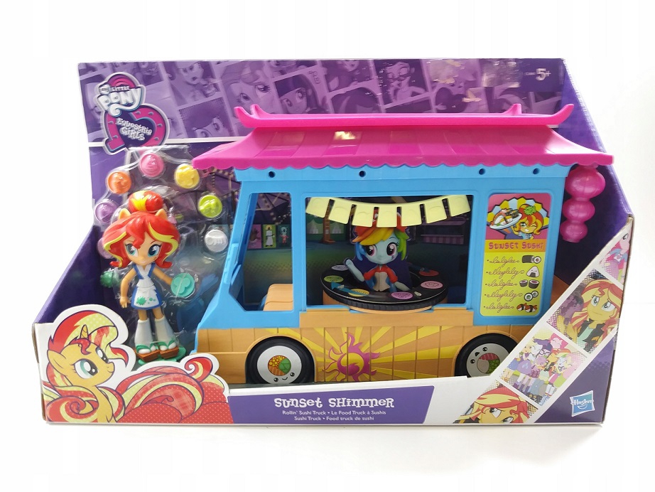 PONY EQUESTRIA GIRLS MINI ZESTAW SUSHI TRUCK - obrazek 2
