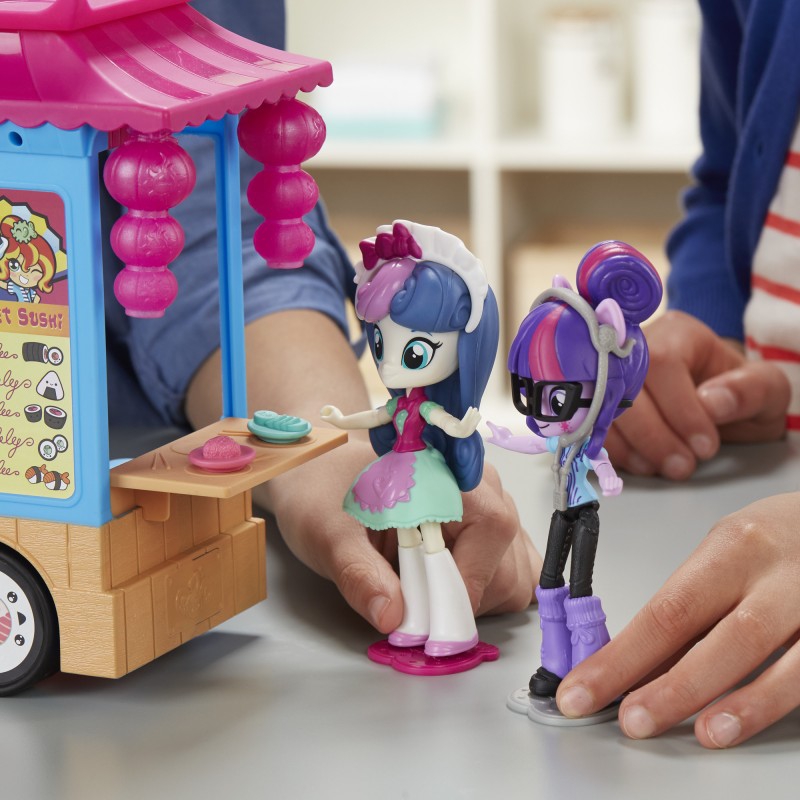 PONY EQUESTRIA GIRLS MINI ZESTAW SUSHI TRUCK - obrazek 3