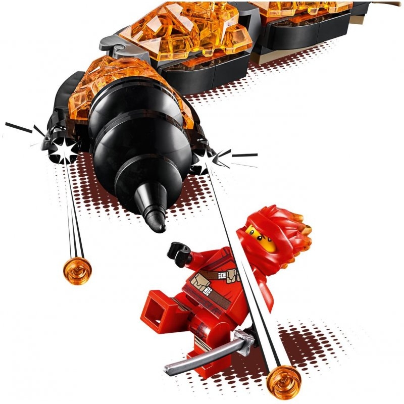 KLOCKI LEGO 70674 NINJAGO OGNISTY KIEŁ - obrazek 4