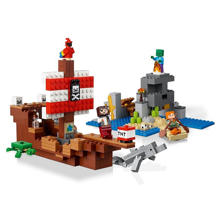 KLOCKI LEGO 21152 MINECRAFT PRZYGODA NA STATKU - obrazek 6