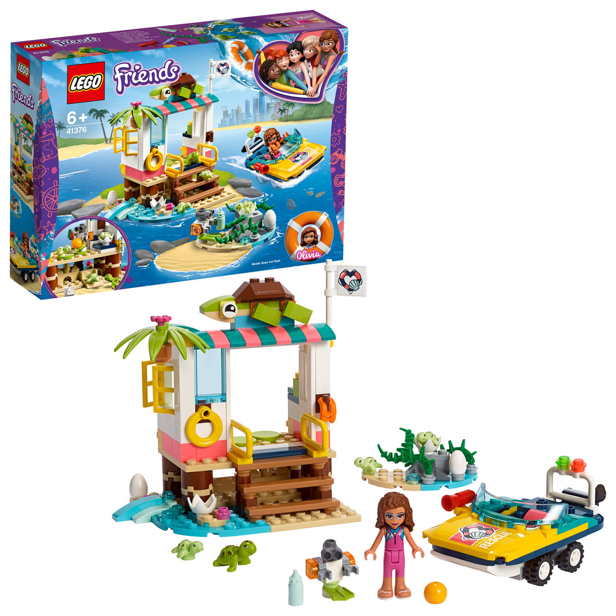 KLOCKI LEGO 41376 FRIENDS NA RATUNEK ŻÓŁWIOM