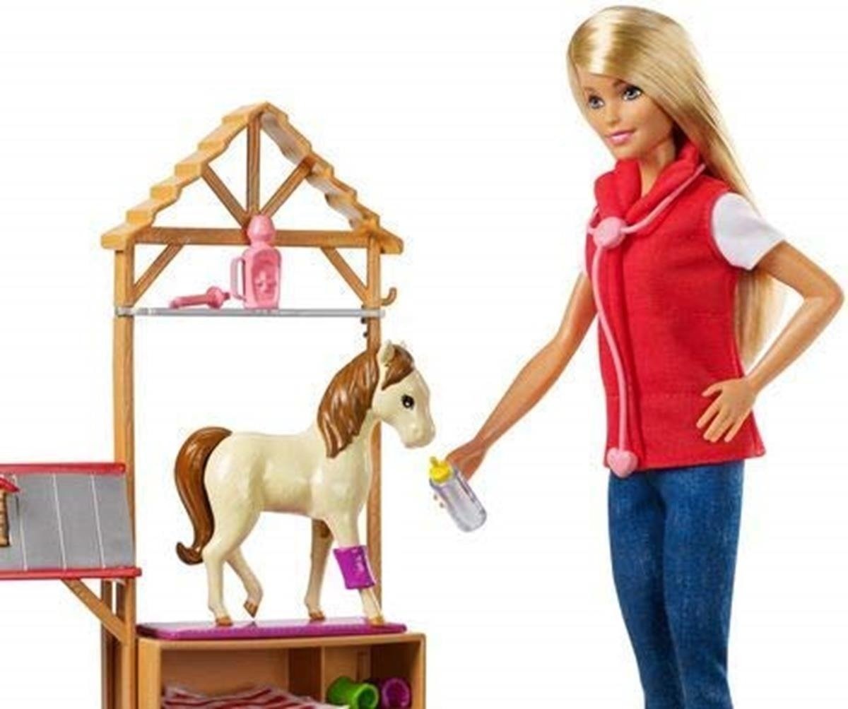 BARBIE ZESTAW WETERYNARZ NA FARMIE GCK86 - obrazek 2
