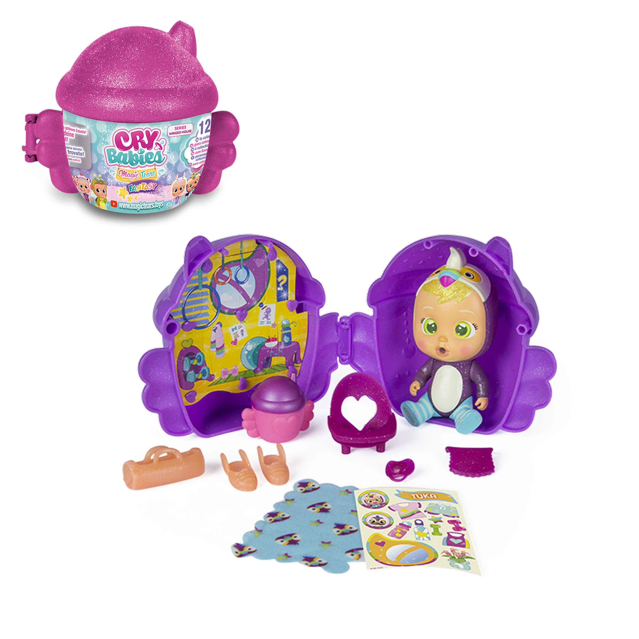 CRY BABIES MAGIC TEARS SKRZYDLATY DOMEK