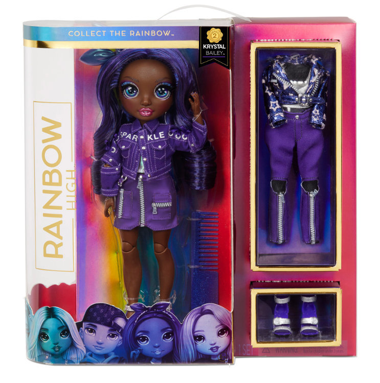 RAINBOW HIGH FASHION DOLL INDIGO KRYSTAL B