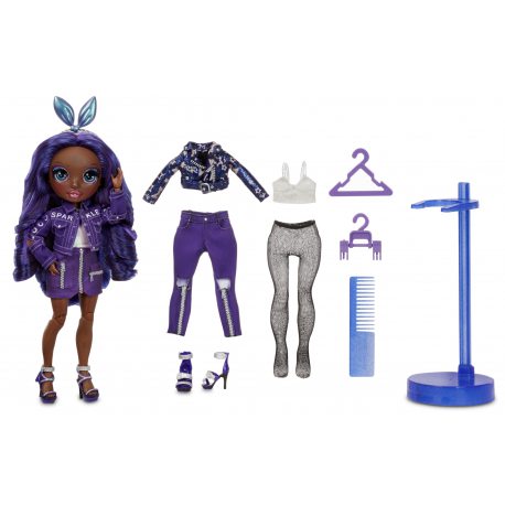 RAINBOW HIGH FASHION DOLL INDIGO KRYSTAL B - obrazek 2
