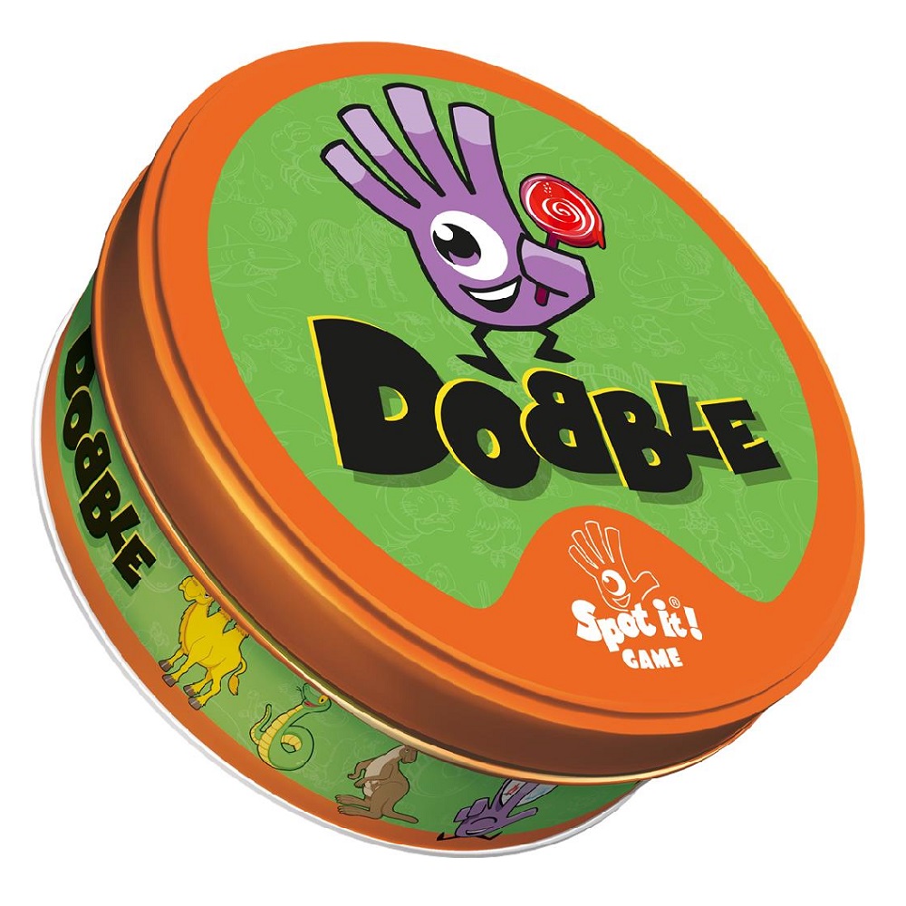 Rebel Gra karciana Dobble kids, gra zręcznościowa dla dzieci, gra na spostrzegawczość,