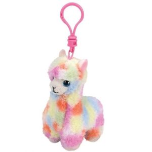 Ty beanie babies brelok lama Lola 11 cm, Zabawki nino Bochnia, maskotka pluszowy brelok kolorowa lama lola