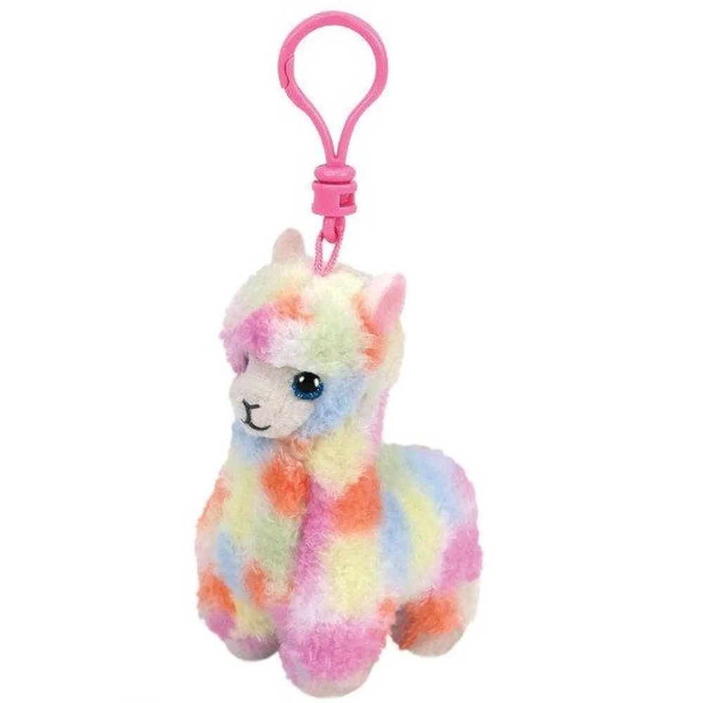 Ty beanie babies brelok lama Lola 11 cm, Zabawki nino Bochnia, maskotka pluszowy brelok kolorowa lama lola