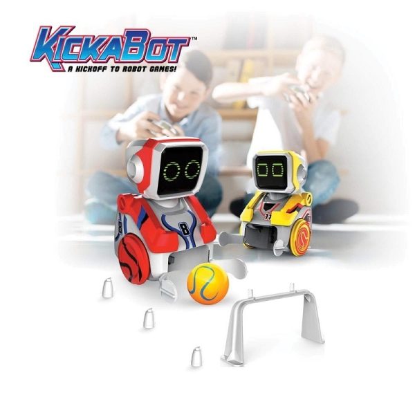 dumel discovery kickabot zestaw 2 robotów zdalnie sterowanych, zabawki Nino Bochnia, roboty zdalnie sterowane, gra z robotami dla 2 osób