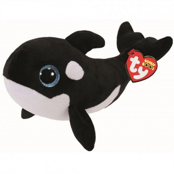 pluszak ty beanie boos orka nona, zabawki Nino Bochnia, pomysł na prezent dla 4 latki, maskotka orka wieloryb, pluszak orka wieloryb