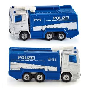 siku 1079 policyjna armatka wodna, zabawki Nino Bochnia, pomysł na prezent dla 4 latka, metalowy samochód policyjny