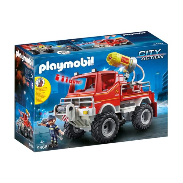 klocki playmobil, prezent dla chłopca na 5 lat, wóz strażacki, straż pożarna