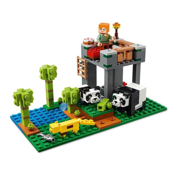 Klocki Lego Minecraft 21158 Żłobek dla pand, klocki minecraft 21158, lego żłobek dla pand, klocki dla chłopca od 7 lat