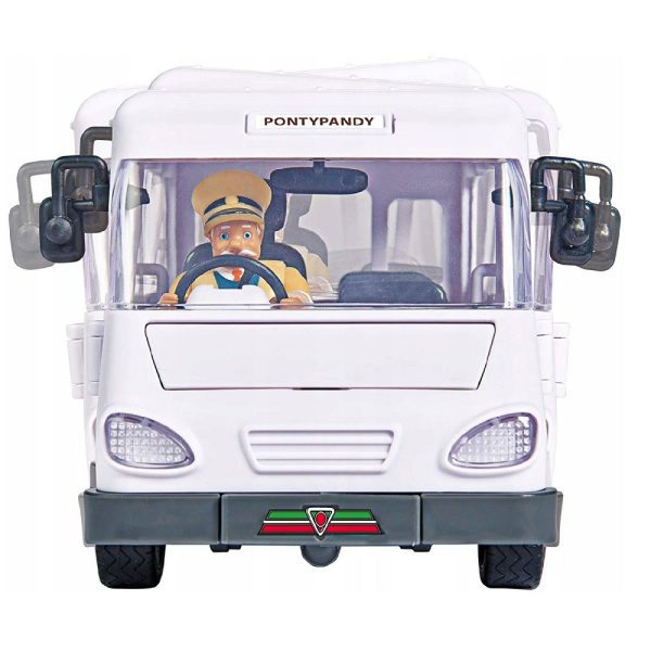 simba strażak sam autobus trevora z figurką, zabawki Nino Bochnia, figurka Trevora ze strażaka Sama z busem