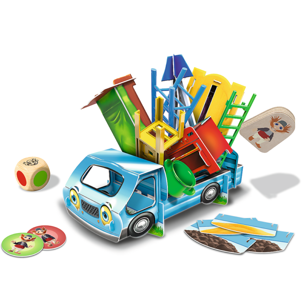 trefl gra przeprowadzka z rodziną treflików 02071, gra zręcznościowa dla dzieci, zabawki nino Bochnia