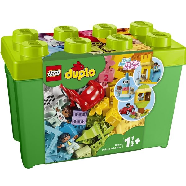 Klocki lego duplo 10914 Pudełko z klockami Deluxe, zabawki Nino Bochnia, pudełko z klockami duplo, duże klocki dla maluszków