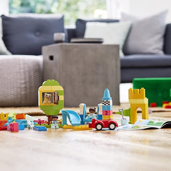 Klocki lego duplo 10914 Pudełko z klockami Deluxe, zabawki Nino Bochnia, pudełko z klockami duplo, duże klocki dla maluszków