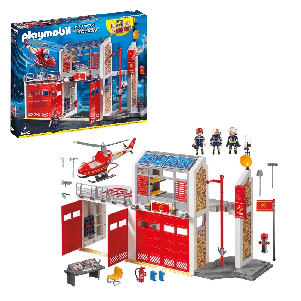 Playmobil City Action 9462 Duża remiza strażacka, zabawki Nino Bochnia, ANRE Bochnia, pomysł na prezent dla 5 latka