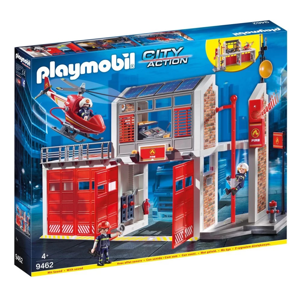 PLAYMOBIL CITY ACTION 9462 DUŻA REMIZA STRAŻACKA - obrazek 3