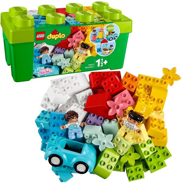 klocki lego Duplo 10913 Pudełko z klockami, zabawki nino Bochnia, pomysł na prezent na roczek, kleocki duplo pudełko, mix klocków duplo