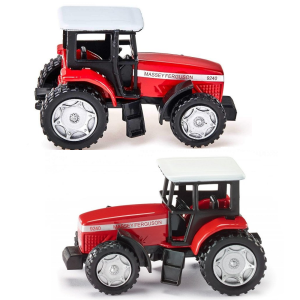 siku 0847 traktor massey ferguson, mzabawki nino Bochnia, pomysł na prezent dla 4 latka, metalowy traktor do ręki, czerwony traktor