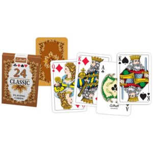 KARTY  DO GRY 24 LISTKI TREFL