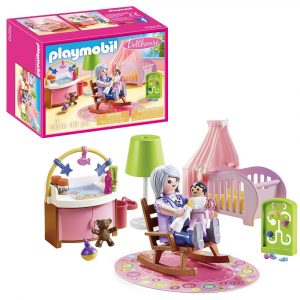 playmobil dollhouse 70210 pokoik dziecięcy, zabawki Nino Bochnia, pomysł na prezent dla 5 latki, uzupełnienie domku playmobil