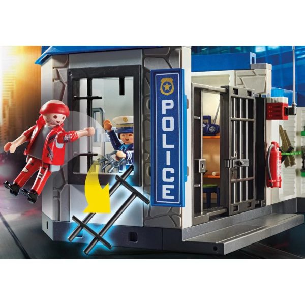 Playmobil City Action 70568 Policja ucieczka z więzienia, zabawki Nino Bochnia, pomysł na prezent dla 6 latka, playmobil policja