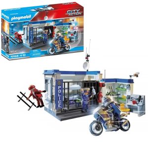 Playmobil City Action 70568 Policja ucieczka z więzienia, zabawki Nino Bochnia, pomysł na prezent dla 6 latka, playmobil policja