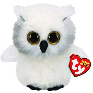 ty beanie boos sowa austin 22 cm 36480, MASKOTKA Z DUŻYMI OCZAMI, PLUSZAK SOWA Z DUŻYMI OCZAMI, pluszak sowa