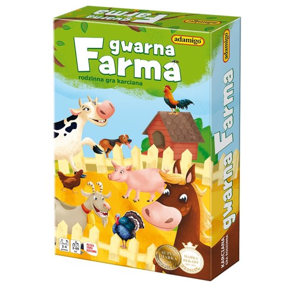 adamigo gra gwarna farma, zabawki nino Bochnia, pomysł na prezent dla 4 latka, gra ze zwierzątkami
