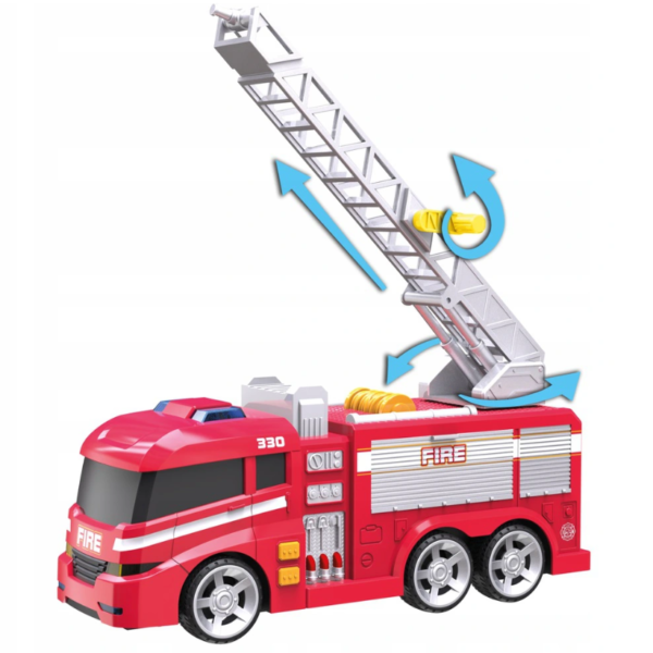 dumel discovery Flota miejska straż pożarna światło dźwięk ht68461, straż pożarna z światłem i dźwiękiem. zabawkowa straż pożarna, wóz strażacki zabawki Bochnia