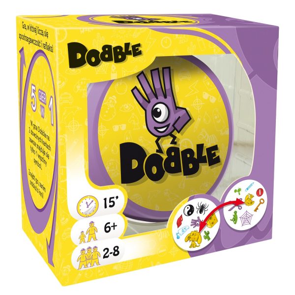 rebel gra karciana Dobble, zabawki Nino Bochnia, pomysł na prezent dla dzieci, gra na spostrzegawczość, gra zręcznościowa dla dziecka,
