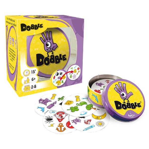 rebel gra karciana Dobble, zabawki Nino Bochnia, pomysł na prezent dla dzieci, gra na spostrzegawczość, gra zręcznościowa dla dziecka,