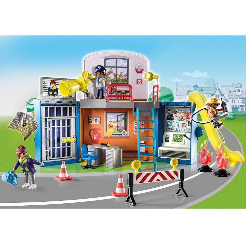 Playmobil Duck on call 70830 Mobilne centrum dowodzenia, zabawki Nino Bochnia, pomysł na prezent dla 5 latka, komisariat policyjny,