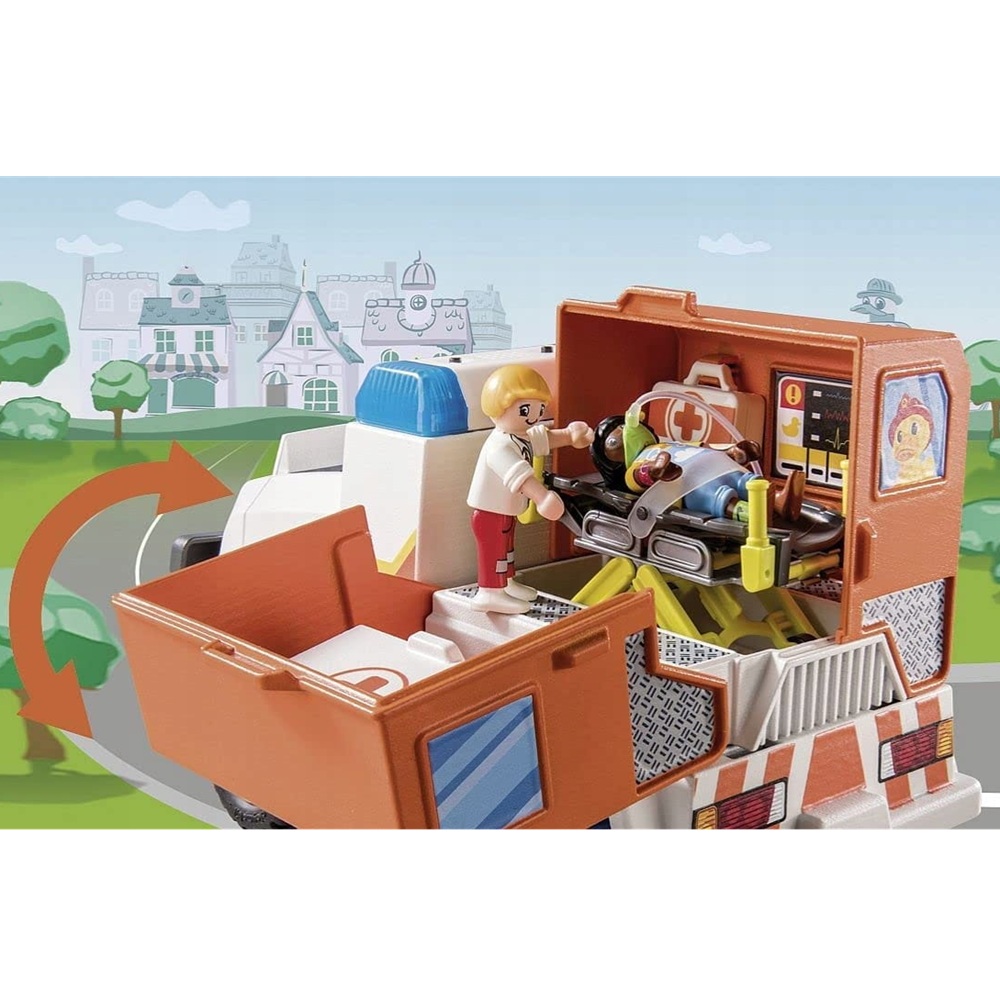Playmobil Duck on call 70916 Ambulans pogotowia, zabawki nino Bochnia, pomysł na prezent dla 5 latka, ambulans pogotowia,
