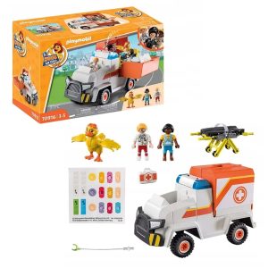 Playmobil Duck on call 70916 Ambulans pogotowia, zabawki nino Bochnia, pomysł na prezent dla 5 latka, ambulans pogotowia,