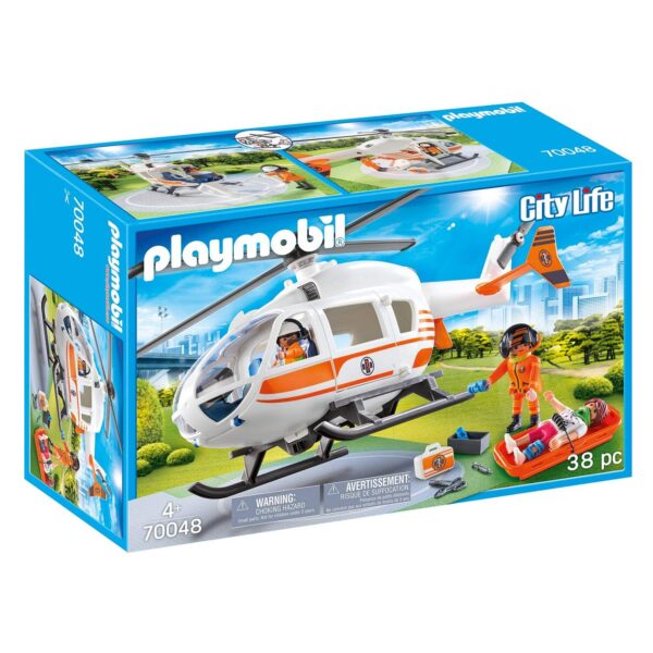 klocki playmobil, helikopter ratunkowy, co kupić chłopcu na 5 lat
