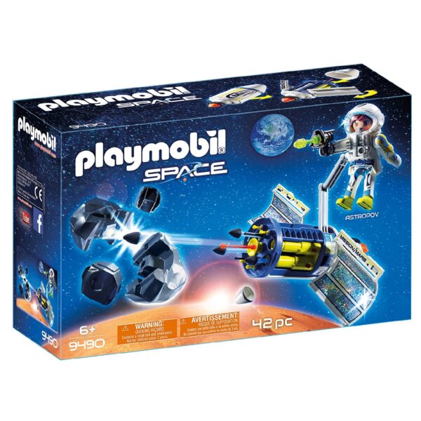 klocki playmobil, zestaw kosmiczny, astronauta