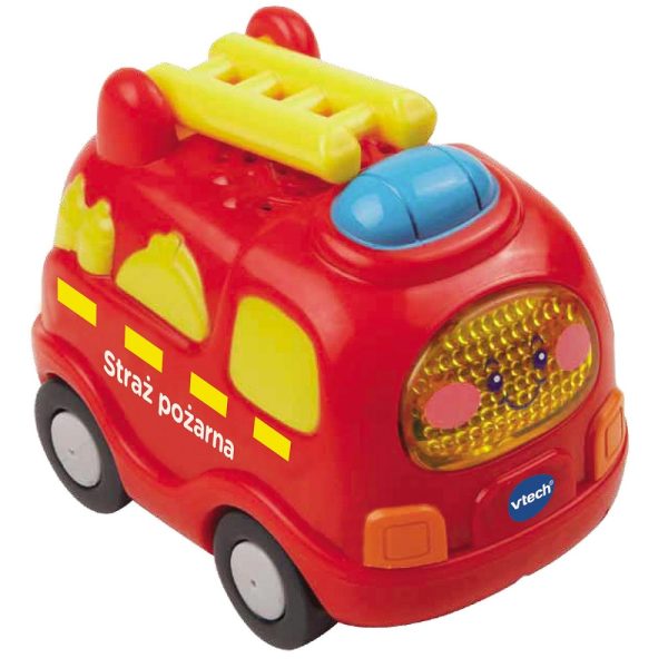 Vtech tut tut autka zestaw duży wóz strażacki + autko straż pożarna 60810, zabawki Nino Bochnia, pomysł na prezent dla 3 latka, tut tut autka zestawy interaktywne grające