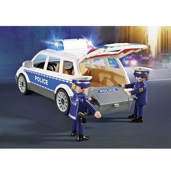 klocki playmobil, samochód policyjny, prezent dla 5 latka