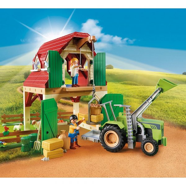 playmobil country 70887 gospodarstwo rolne z hodowlą małych zwierząt, zabawki Nino Bochnia, farma playmobil, traktor playmobil, zwierzęta gospodarskie