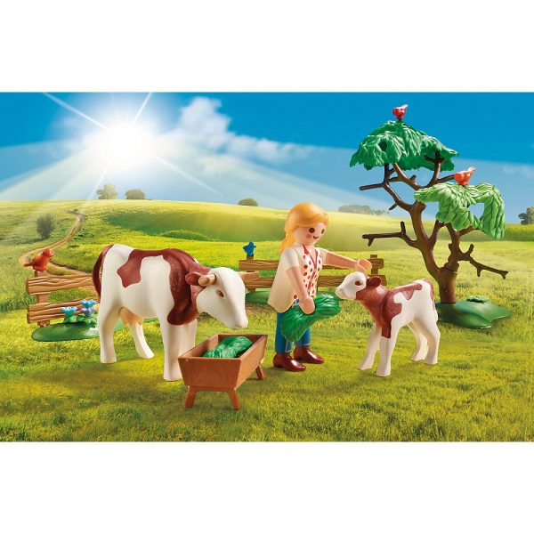 playmobil country 70887 gospodarstwo rolne z hodowlą małych zwierząt, zabawki Nino Bochnia, farma playmobil, traktor playmobil, zwierzęta gospodarskie