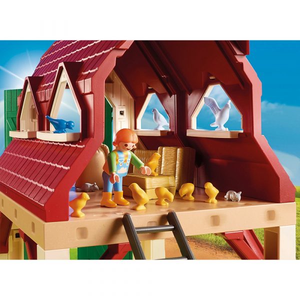 playmobil country 70887 gospodarstwo rolne z hodowlą małych zwierząt, zabawki Nino Bochnia, farma playmobil, traktor playmobil, zwierzęta gospodarskie