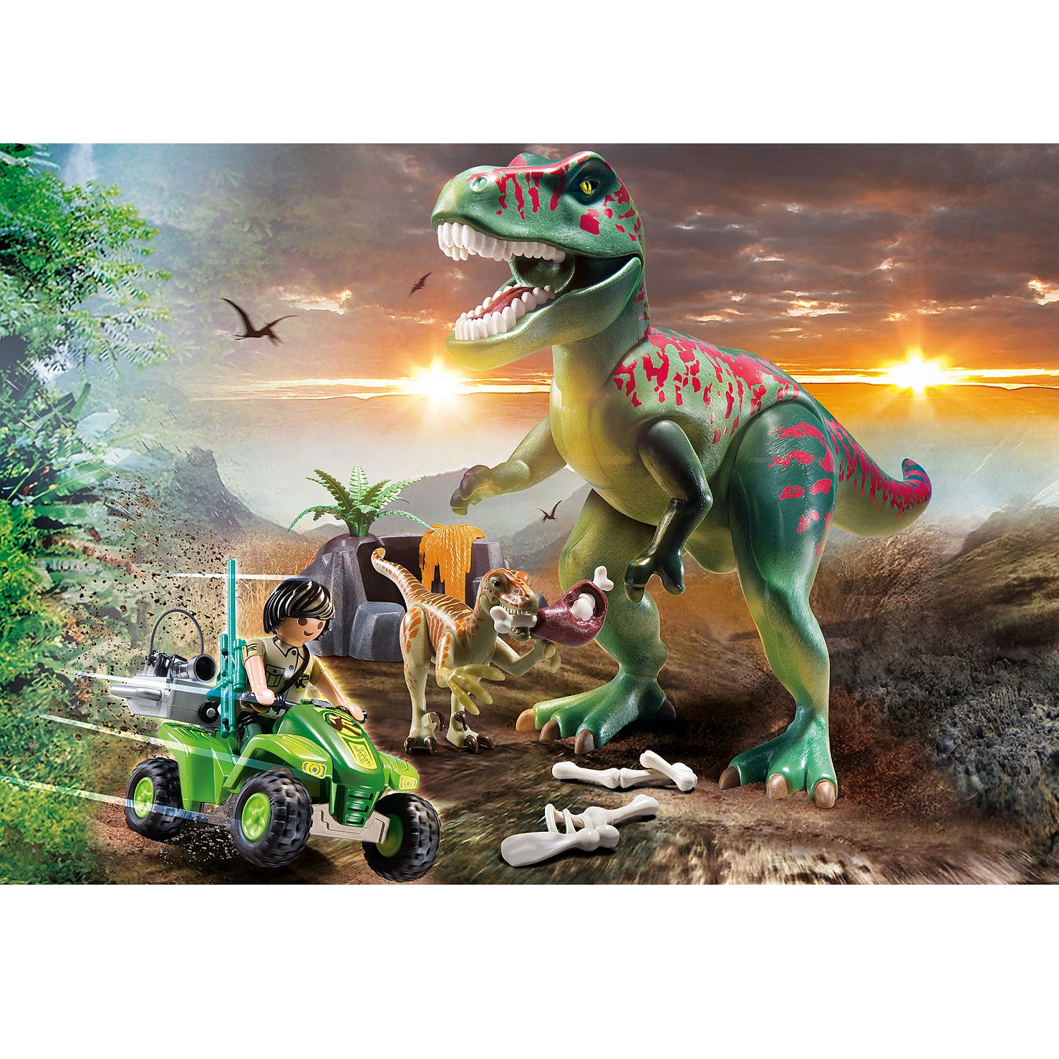 klocki playmobil, zabawki dla chłopca, dinozaury, prezent dla chłopca lubiącego dinozaury