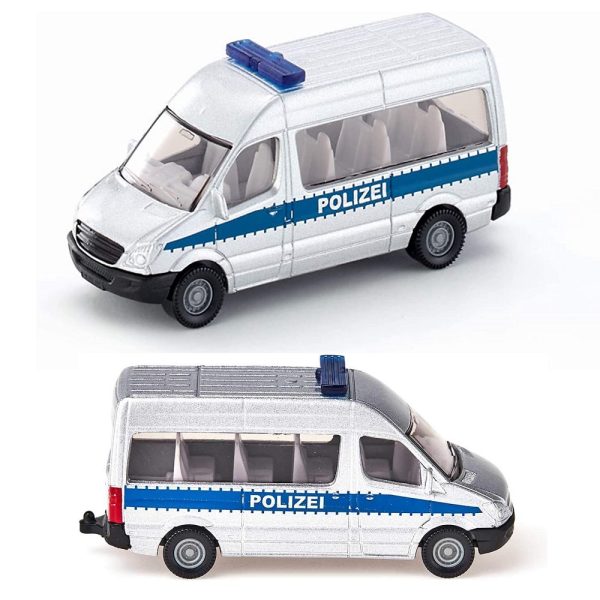 siku 0804 policyjny van, zabawki Nino Bochnia, pomysł na prezent dla 3 latka, metalowy samochód policyjny