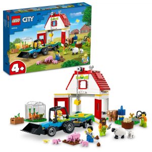 Klocki lego City 60346 Stodoła i zwierzęta gospodarskie, zabawki nino Bochnia, klocki Lego 60346, lego dla dzieci od 4 roku, lego stodoła z traktorem